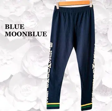 [블루문 블루] 레깅스 스패츠 [F] 네이비 로고 심플
