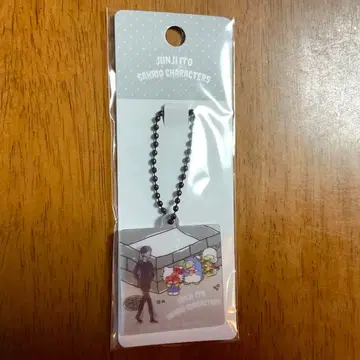 이토 준지 산리오 렌티큘러 키링 사거리의 미소년 키티