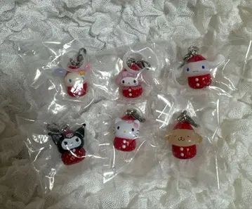 산리오 캐릭터즈 딸기 메지루시 액세서리 컴플리트