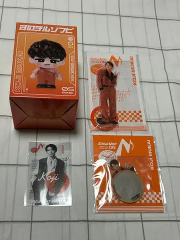 소프트 비닐 아크릴 스탠드 스티커 무카이 코지 SnowMan