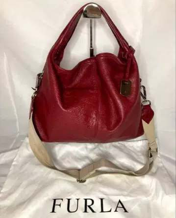 FURLA 훌라 가죽 숄더백 보르도
