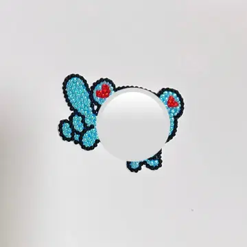 부채 데코 스톤 부품