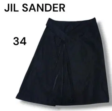 JIL SANDER 질 샌더 스커트 블랙 34 S 이탈리아제