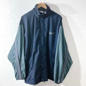 빈티지 Reebok 나일론 자켓 남성용 M 구제 의류