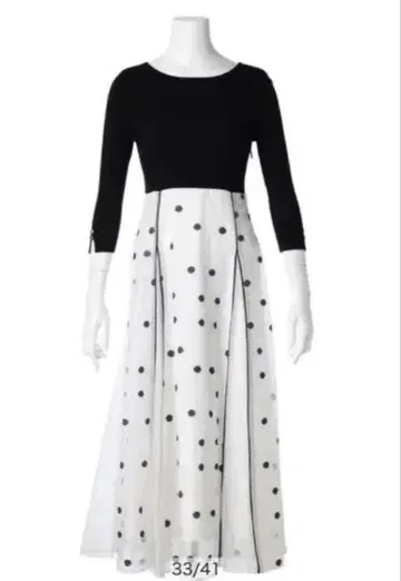 새상품 택 아푸 도트 튤 절개 도킹 원피스 Arpege story