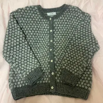 [미사용 새상품] PAR ICI 앙비덱스 네팔 핸드니트 가디건