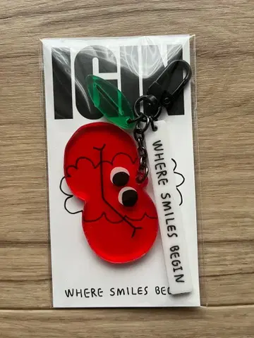 BTS 진 IGIN 키링 크리스마스 팝업 사과