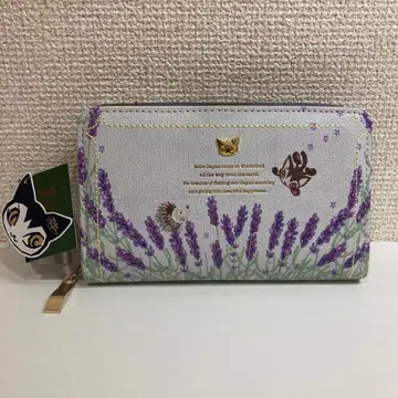 Bebe Design 라벤더 패턴 장지갑