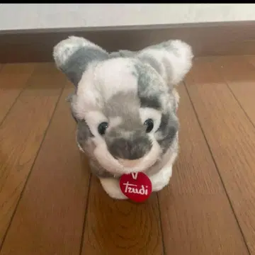 trudi 봉제 인형 그레이와 화이트