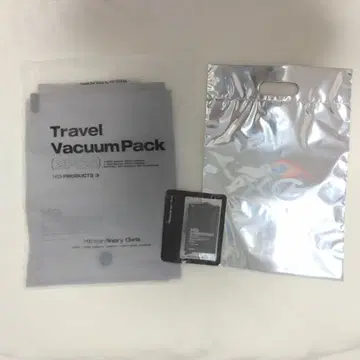 XG 엑스지 굿즈 트래블 진공 팩 쇼핑백 카드 케이스