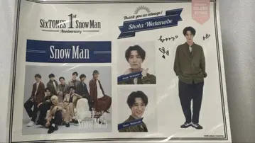 SnowMan 1st Anniversary 스티커 세트 와타나베 쇼타