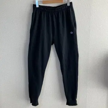 Champion 조거 팬츠 블랙 M 맨투맨 속기모 로고 자수