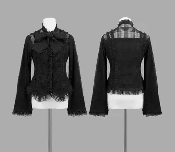 DimMoire 디딤모아르 가시 리본 타이 블라우스