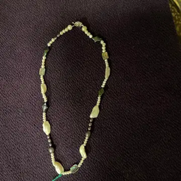 담수 진주. 천연 수제작. 48c