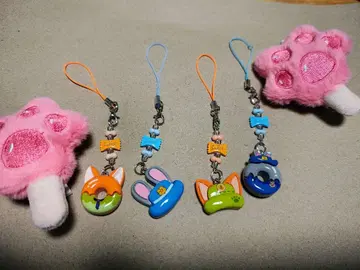 주토피아 키링 아이스크림 모양 핀 2개 세트