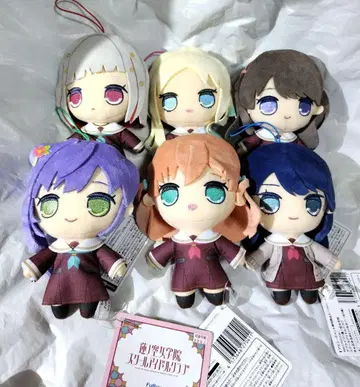 러브 라이브! 하스노소라 여학원 큐루마루 봉제 인형 6종 세트