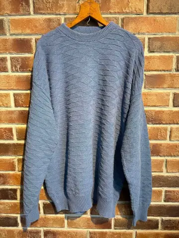 FOCUS AMERICA 미국제 케이블 니트 스웨터 XL 구제 의류