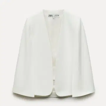 ZW COLLECTION 케이프 자켓 화이트 XS