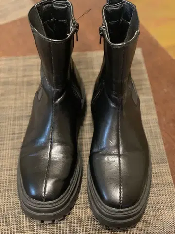 AZUL BY MOUSSY 통굽 트랙 밑창 사이드 고어 부츠