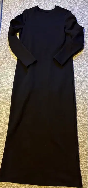 Dark Angel 원피스 라운드넥 긴 길이 블랙 M