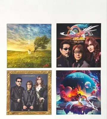 THE ALFEE 네가 사는 의미 CD 자켓 스티커 4장 세트