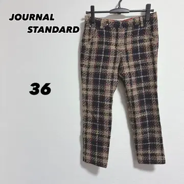 새상품급 저널 스탠다드 체크 팬츠 36 (S 상당) 테이퍼드