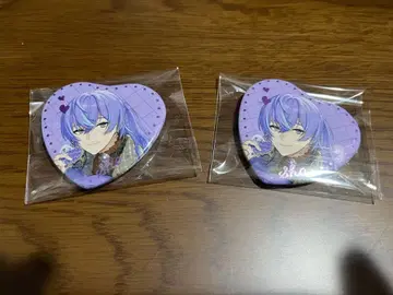 니지산지 Dytica 호시미치 쇼 하트형 캔뱃지 2세트
