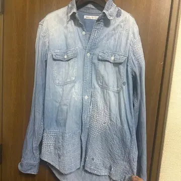 론 헤르만 라이트 블루 데님 셔츠