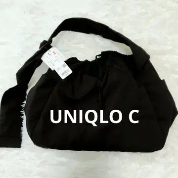 [미사용 새상품] UNIQLO C 소프트 퍼피 숄더백 블랙