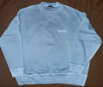FLUTTER Pigment Dye OG logo Sweat BLUE