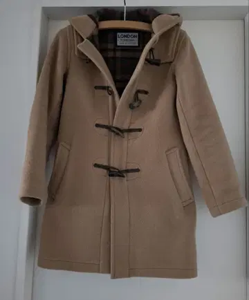 LONDON Tradition 베이지 더플 코트 34