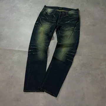 Y2K 00's archive 기믹 데님 더블 ZIP 포켓 갸루 남자