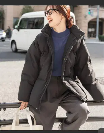 어반 리서치 도어즈 다운 자켓 그린 다운 미들 자켓