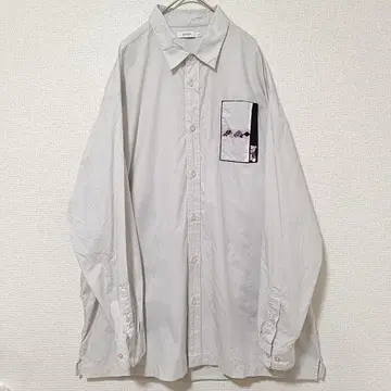 그라니프 나카무라 유스케 Blue 루즈핏 셔츠 XL