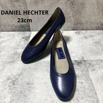 [ DANIEL HECHTER ] 새상품 블랙 네이비 가죽 펌프스
