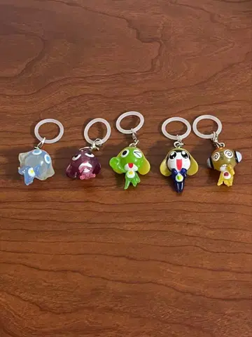 개구리 중사 케로로 메지루시 액세서리 가챠 전 5종 컴플리트 세트