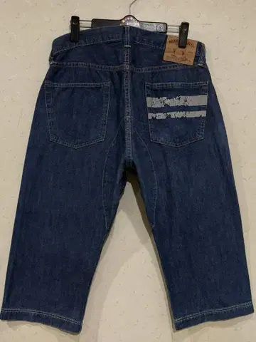 모모타로 진즈 출진 셀비지 하프 숏 데님 팬츠 일본제