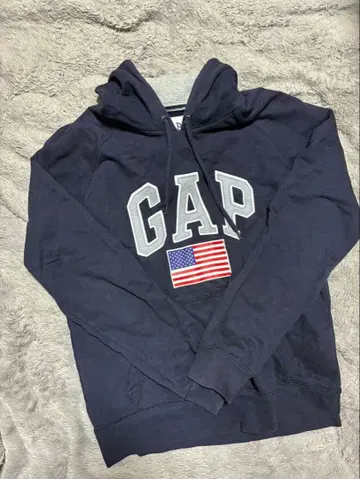 GAP 네이비 후드 부착 후드티 M 사이즈