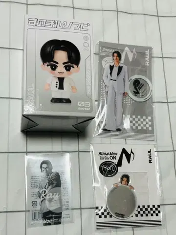 소프트 비닐 아크릴 스탠드 스티커 라울 SnowMan