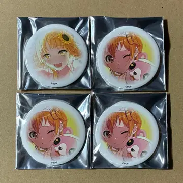 뱅드림 신자와 수전 캔뱃지 츠루마키 코코로 키타자와 하구미