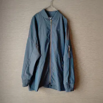 아놀드 파머 MA-1 블루종 M 광택 나일론 경량 스윙탑