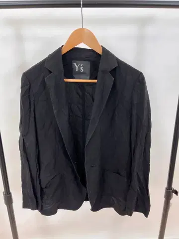 Y's 블랙 테일러드 자켓
