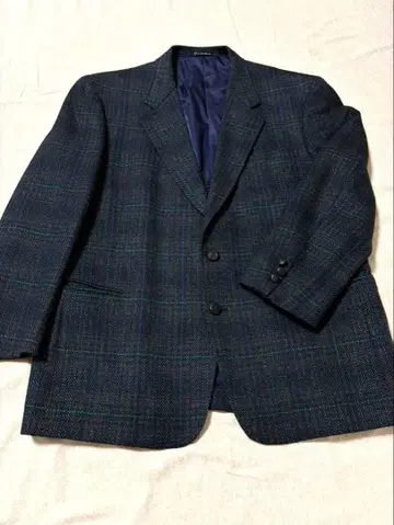 잭 니클라우스 체크 테일러드 울 자켓 90S