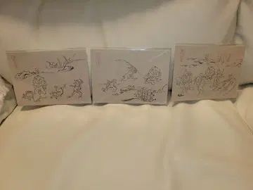 만박 미야쿠미야쿠 조수진물기화 엽서 ABC 3장 세트 그림 엽서