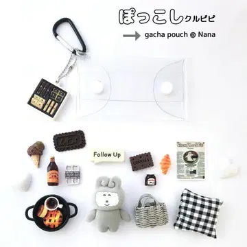 가챠 파우치 No.66 뽀꼬시 쿠루삐삐 cafe 미니어처