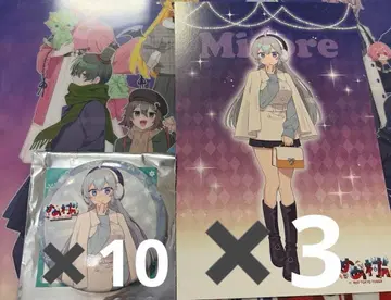 메메무라 도쿄 타워 미조레 캔뱃지 엽서 포스카 팝업