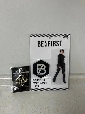 BE:FIRST 클리어 스탠드 & 메시지 브로치