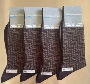 EA 엠포리오 아르마니 신사 양말 남성용 삭스 4족 세트 미사용 새상품