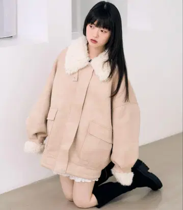 Heather 무스탕 자켓