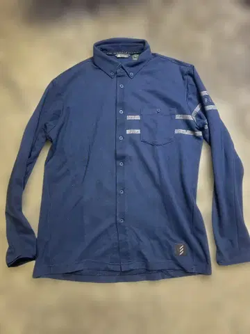 adidas 네이비 버튼다운 셔츠